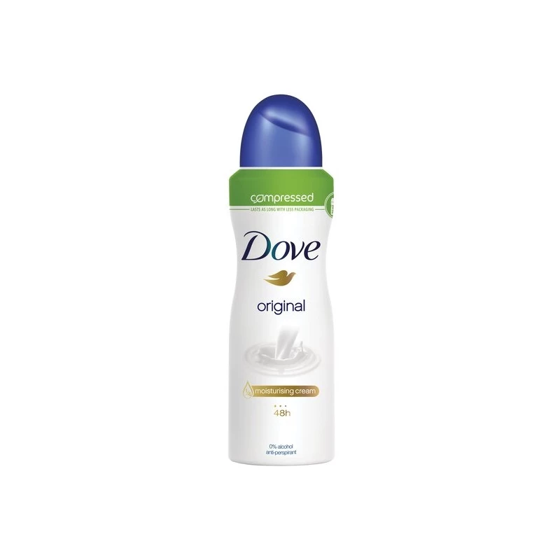 Dove Original Deodorant Spray 75 Ml Compressed 48h 0% Alcohol - Dove