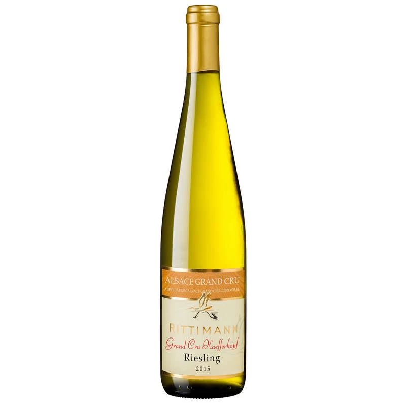 Vin Blanc Riesling d'Alsace Grand Cru 2015, 12,5°, 75cl - RITTIMANN