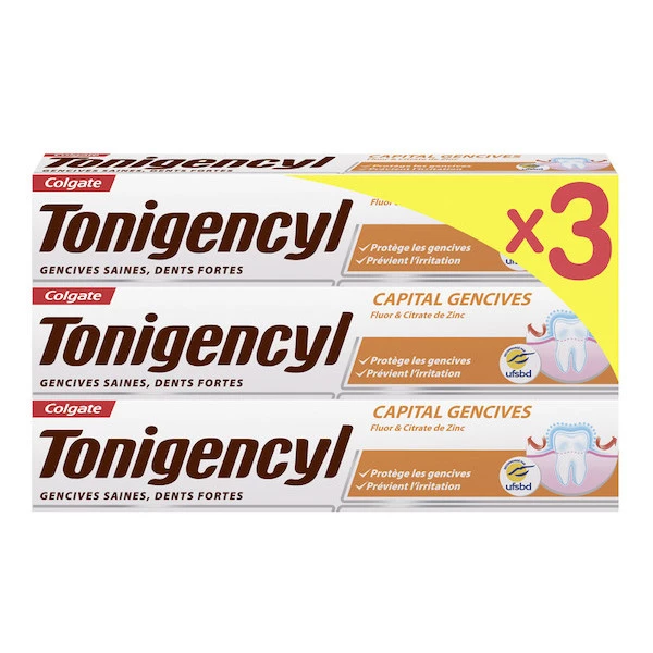 Toniggencyl Capital Gencives 3x75ml - COLGATE