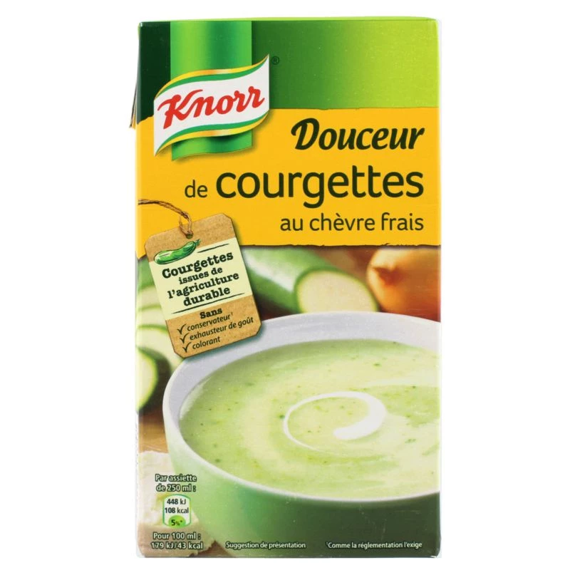 Soupe Courgette Chèvre Frais, 1l - KNORR