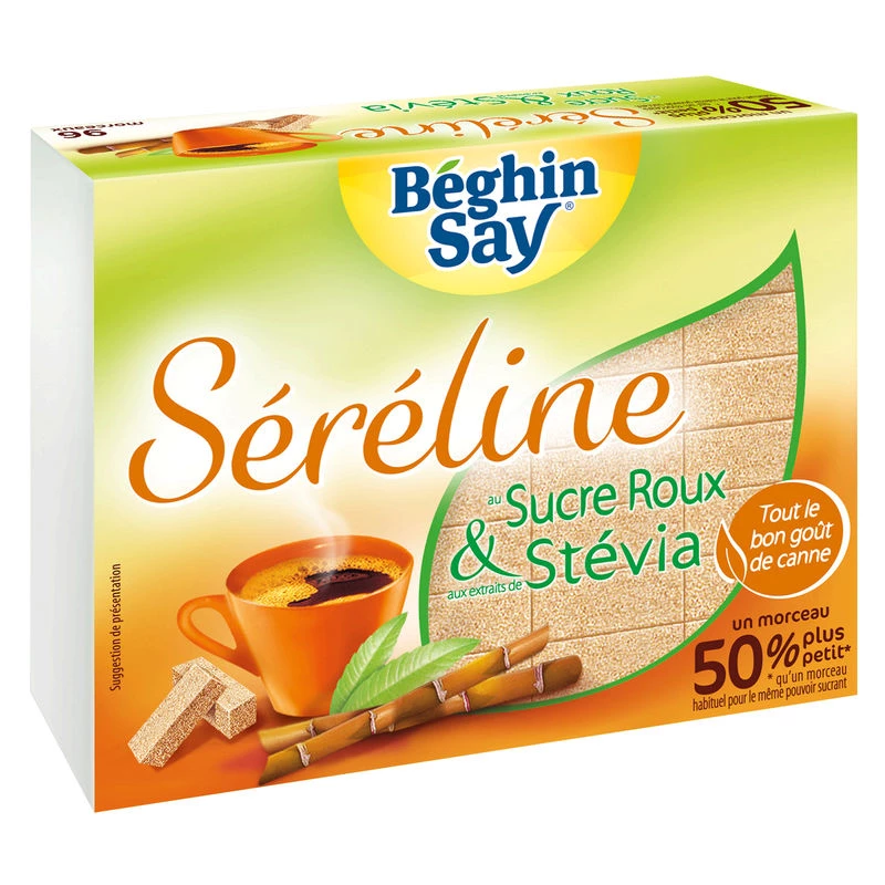 Séréline au sucre roux & extrait de stévia 250g - BEGHIN SAY