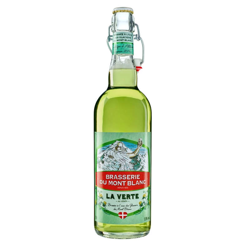 Birra La Verte al Génépi, 5,9°, 75cl - BRASSERIE DU MONT-BLANC