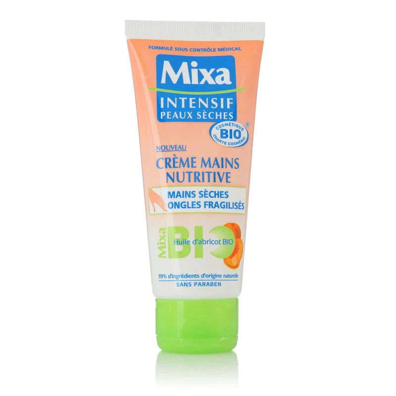 Crème mains nutritive intense Bio 100ml - MIXA