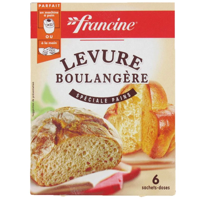 Levure Boulangère, 6x5g - FRANCINE