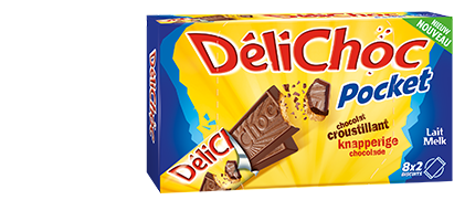 Delicoc Galletas de chocolate con leche Pocket 200g - DELACRE