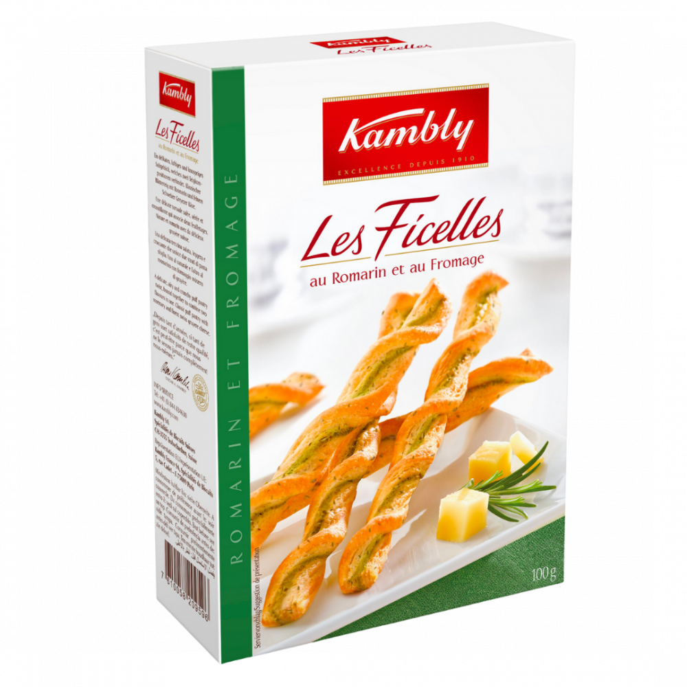 Kambly Ficelles Romarin 100gr Cx12