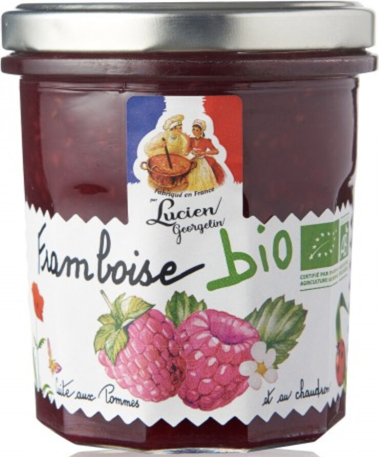 Préparationn à Base de Fruits Framboise Bio 320g - LUCIEN GEORGELIN