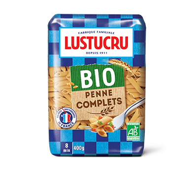 Macarrão Penne Integral Orgânico 400g - LUSTUCRU