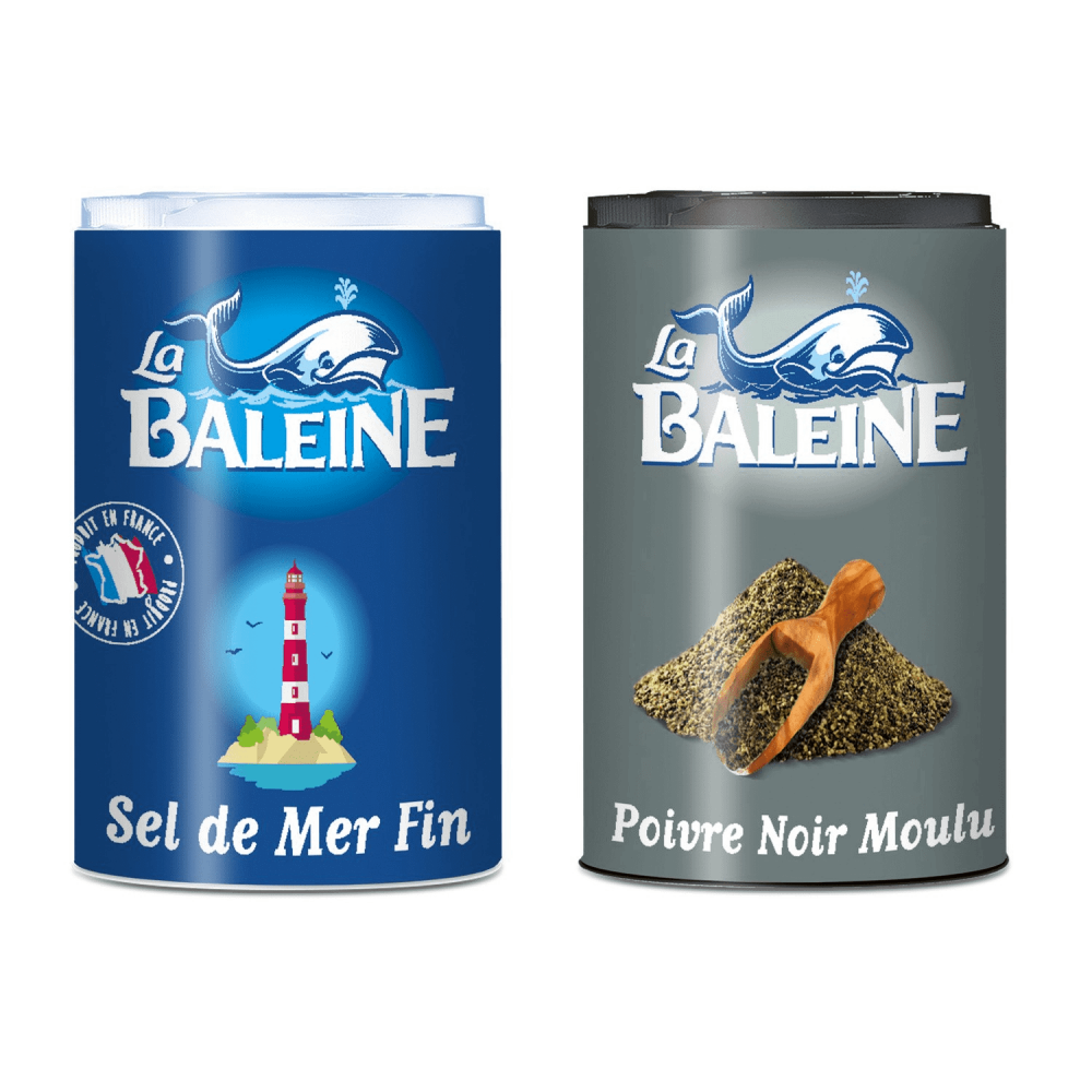 双盐胡椒粉 68g - LA BALEINE