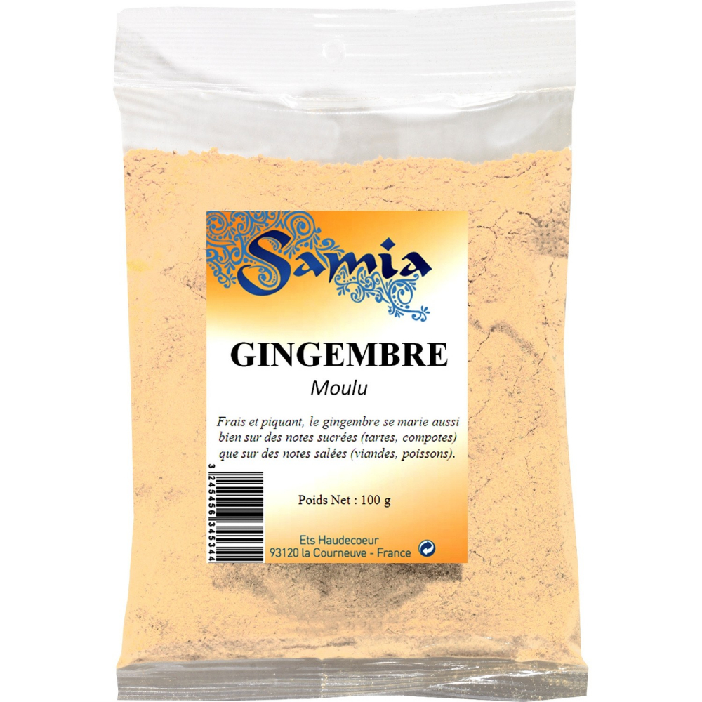 Ground ginger 500g - SAMIA