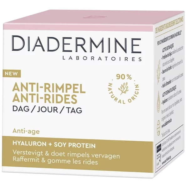 Antirimpelcrème Essentiële Verzorging 50 Ml - DIADERMINE