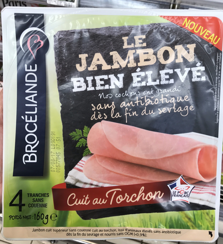 Jambon Bien Élevées Sans Antibiotique dès la Fin du Sévrage - BROCELIANDE