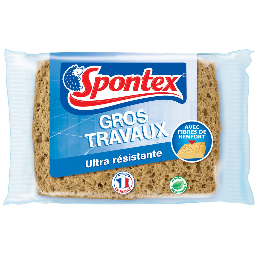 Heavy duty sponge x2 - SPONTEX