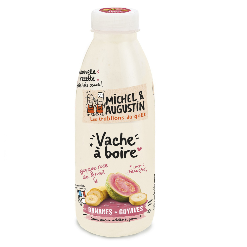 Yaourt à boire Banane Goyave 500ml - MICHEL ET AUGUSTIN