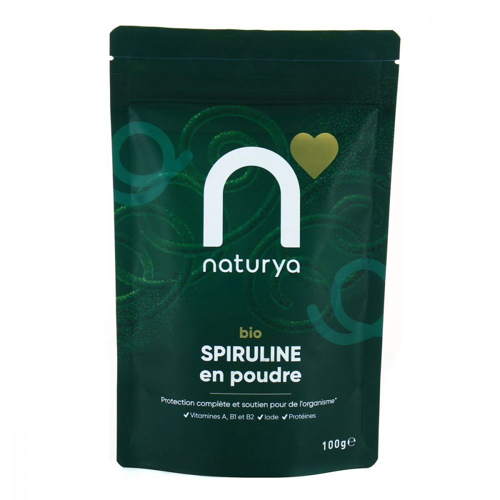 Spiruline en poudre bio 100g - NATURYA