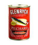 Pilchards à la sauce tomate piquante GLENRYCK (24 x 400 g)