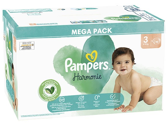Couches - Cullottes Harmonie Taille 3 - PAMPERS