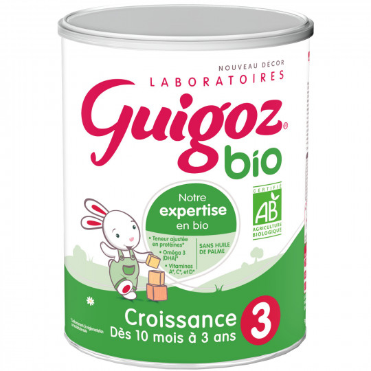 Leite em pó de crescimento orgânico 800g - GUIGOZ