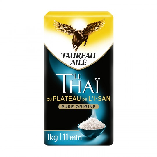 Thaise rijst van het Isan-plateau, 1kg - TAUREAU AILÉ