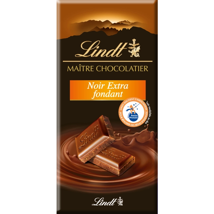 Maître Chocolatier Noir Extra Melting Tablet 100 G - LINDT