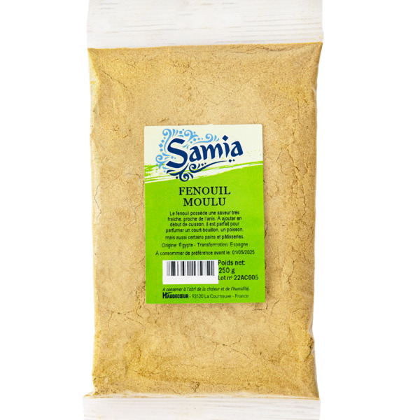 Ground Fennel 250g - SAMIA