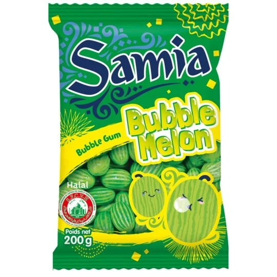 Bonbons  Bubble Melon Halal 200g - SAMIA