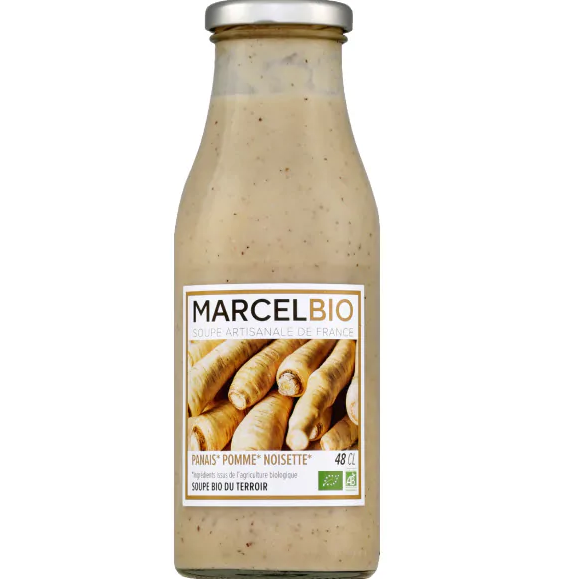 Zuppa biologica di pastinaca; mele e nocciole 48cl - MARCEL BIO