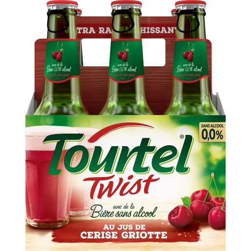 موريلو عصير الكرز بيرة بدون كحول، 6x27.5cl - TOURTEL TWIST