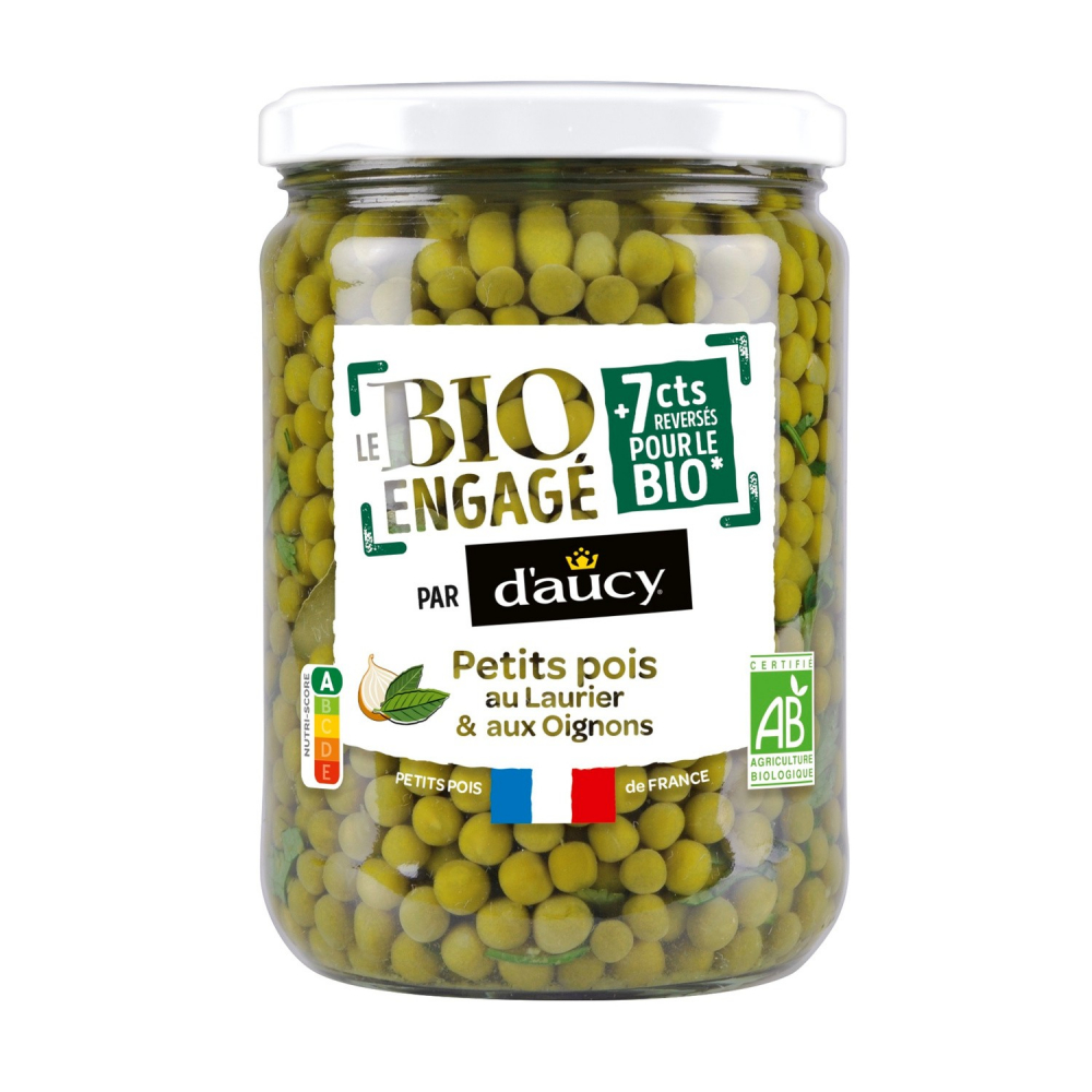 Pois Agrémentes Bio 290g - DAUCY