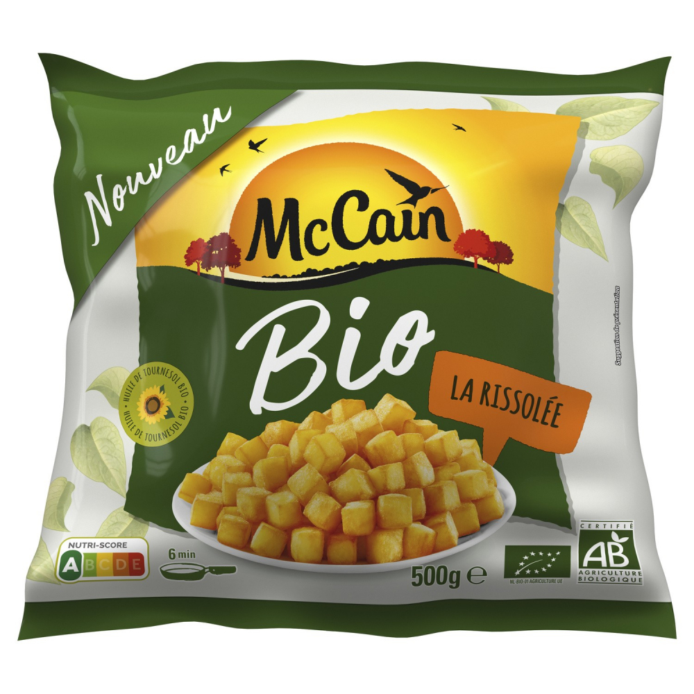 Pommes de terre rissolée bio 500G - MCCAIN