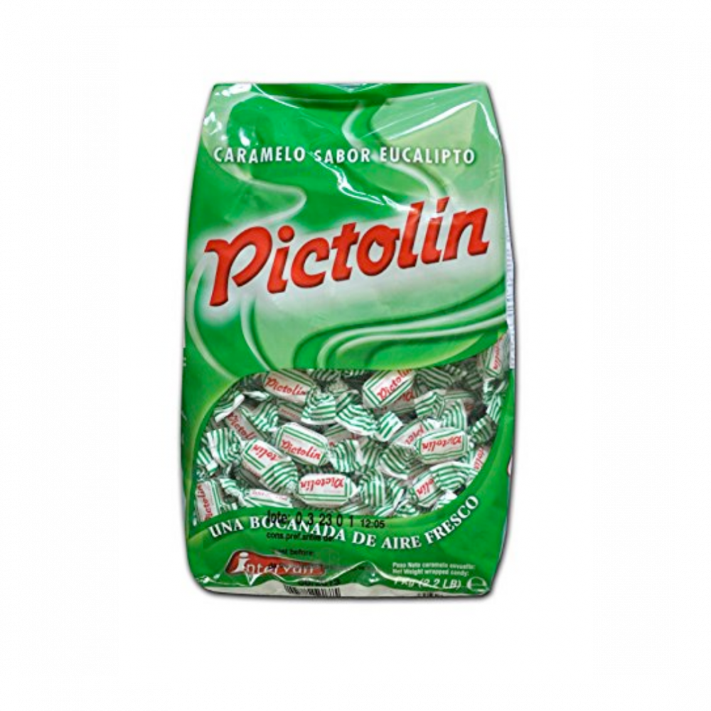 Pictolin Clasico Eucalyptus - Mint Candies - 1kg Bag X 12