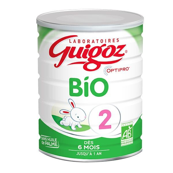 Lait en poudre 2ème âge Bio 800g - GUIGOZ