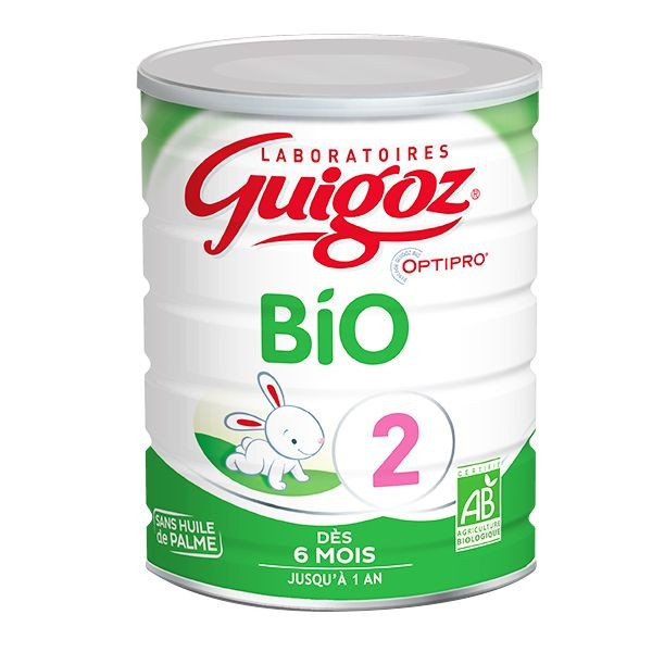 Organic 2nd age milk powder 800g - GUIGOZ