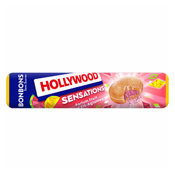 Bonbons Sensation Fruit Été 52g - HOLLYWOOD