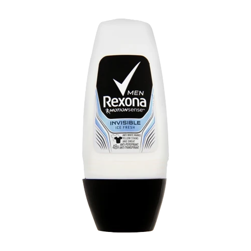 Desodorante Roll On Invisible Ice 50 Ml - Rexona