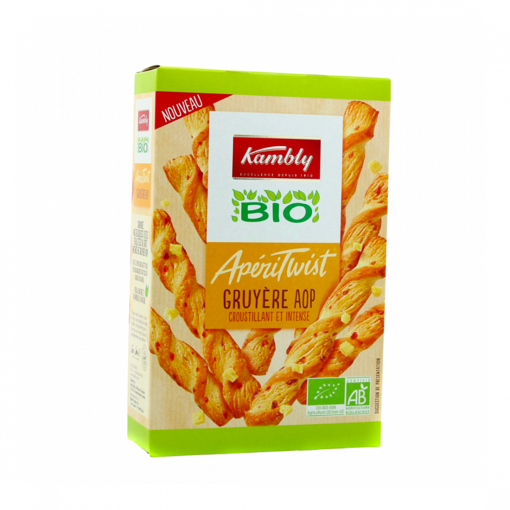 Kambly ApÃritwist GruyÃre Aop Bio 100gr Cx12