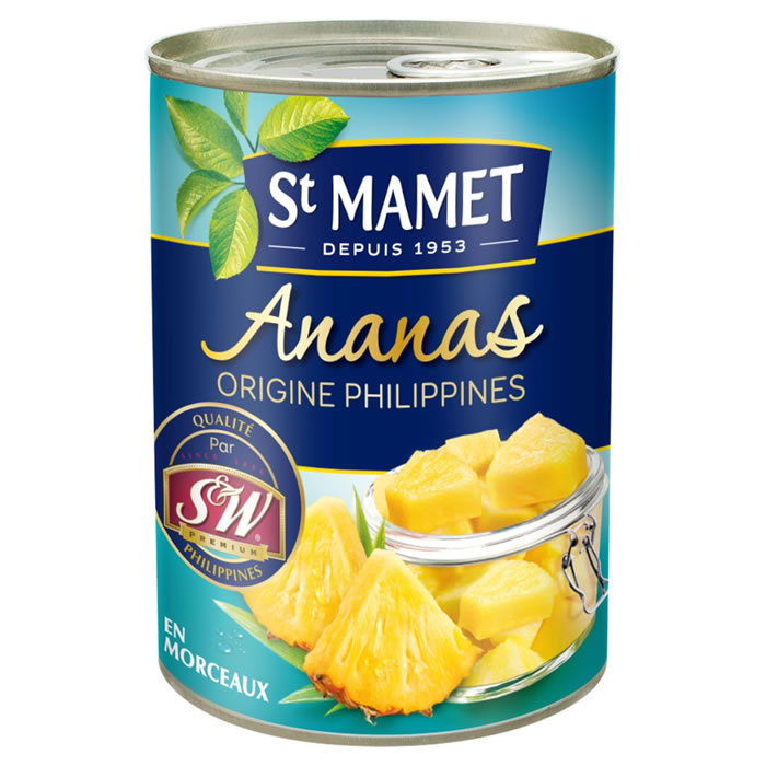 Ananas Morceaux 3/4 345 G