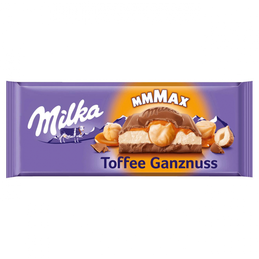 Grossiste Tablette De Chocolat Toffee Ganznuss Mmmax 300g Milka