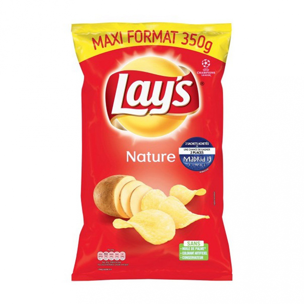 Chips natur 350g - LAY'S
