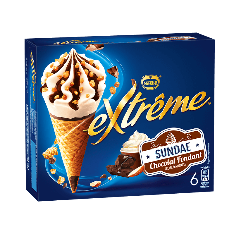 Eisbecher Vanille/Schoko 12x75g