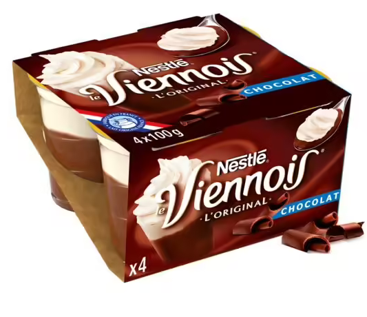 VIENNOIS chocolate Liégeois 4x100g