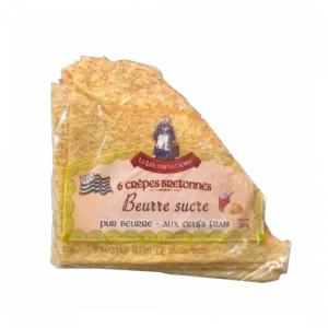 6 Crepes Beurre Sucre