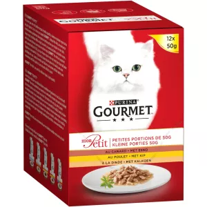 Gourmet Katzenfutter Huhn, Ente & Truthahn 12x50g - PURINA