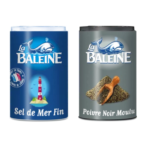 デュオ ソルト＆グランドペッパー 68g - LA BALEINE