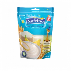 Nutrino With Milk - First Semolina Cereal With Banana