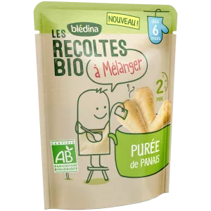 Repas bébé dès 6 mois purée de panais Bio 120g - BLÉDINA