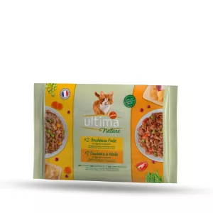 Thức ăn cho mèo gà & gia cầm 4x85g - ULTIMA