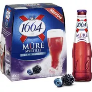 Blackberry Blueberry White Beer, 6x25 cl - 1664