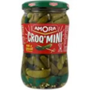Cornichons crocq' mini 205g - AMORA