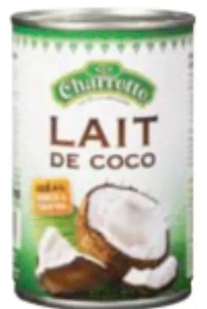 Lait de Coco CHARRETTE (400 ml x 24)